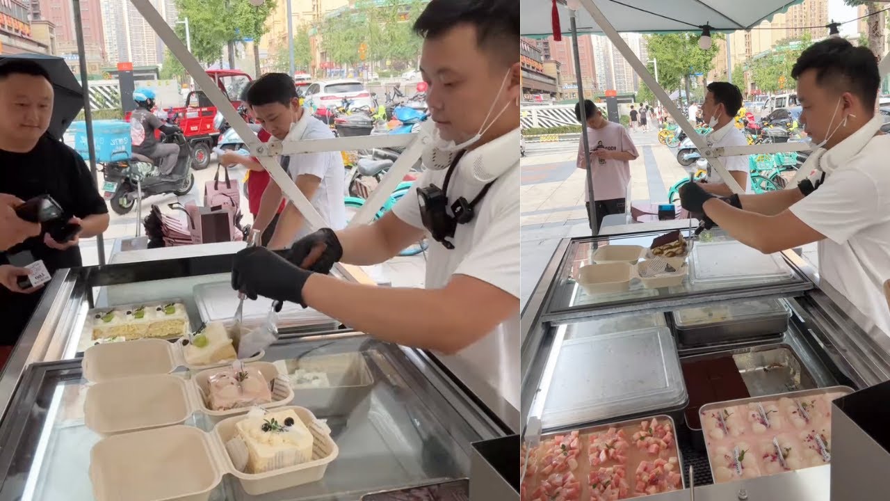 Open the stall! Tiramisu is ready🚶‍♀️🍴