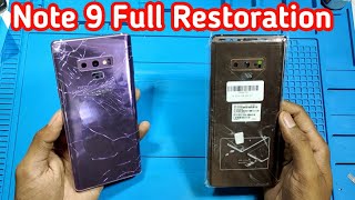Samsung Note 9 Full Broken Restoration Full Body And Touch Glass Replacement