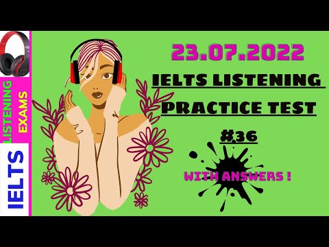 IELTS LISTENING PRACTICE TEST 2022 WITH ANSWERS|23.07.2022|@english for everyone