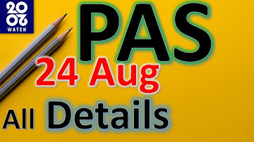 PAS Test All Details 2020 | PAS ਕਿਵੇਂ ਕਰੀਏ? | All the Question, Queries, Doubts Are Cleared in Video