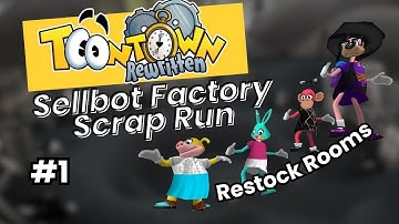 Sellbot Scrap Factory Run | Toontown Rewritten October 28th 2025