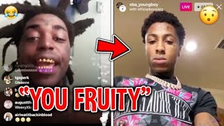 Kodak Black Clowns NBA Youngboy For Painting Nails *IG LIVE*... by Lime Report 1,082 views 4 weeks ago 5 minutes, 48 seconds