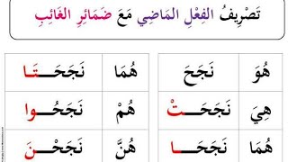 الرابعة تصريف الفعل للماضي