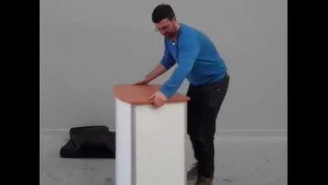 Portable Counter Display - convex