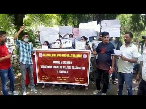 Vocational Trainers Protest For Job Policy, Salary Hike