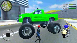Black City Hero Simulator - Ride in Train and Monster Truck Driving - Android Gameplay screenshot 3