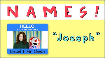 Learning Names with Mr. Clown: "Joseph"