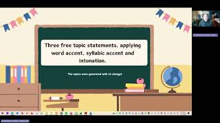 Famous English Phonetic Task 5: Embedded Videos: Attach the videos developed during Tasks 3 and 4. Profile