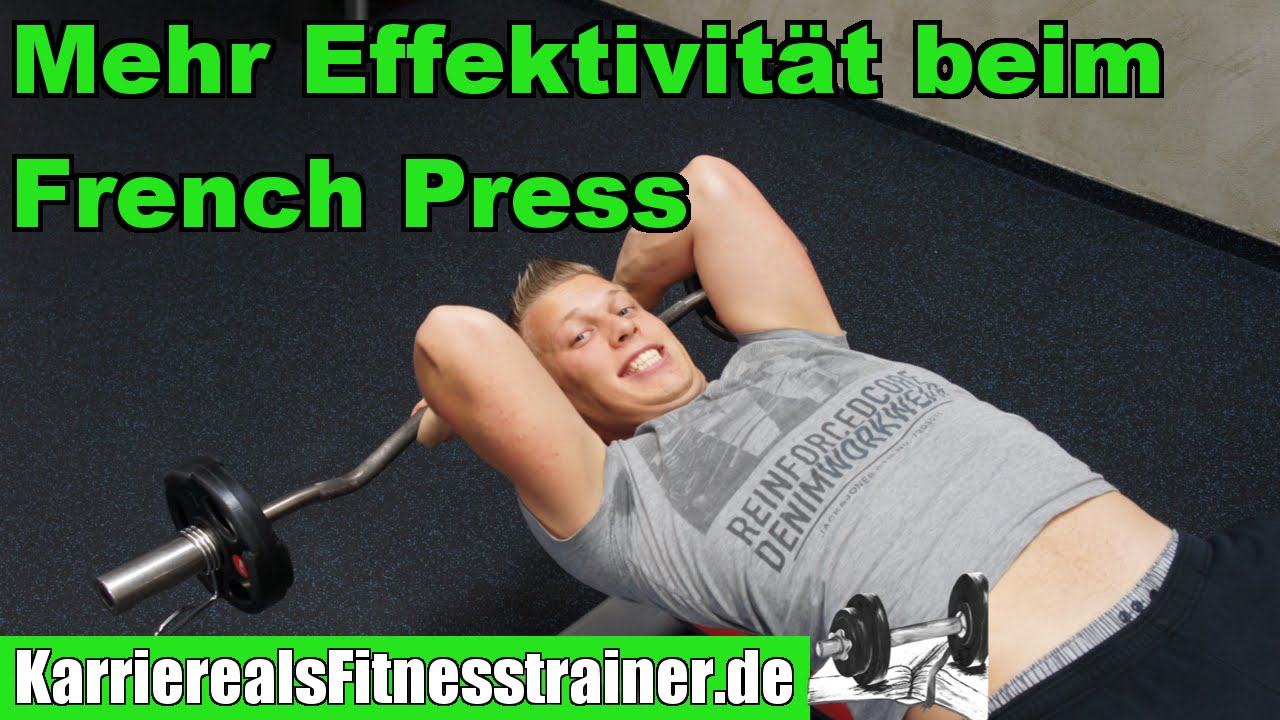 1 Tipp für mehr Effektivität beim French Press für Fitnesstrainer - Kunde spürt es sofort