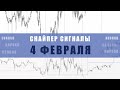 СИГНАЛЫ СНАЙПЕР НА 4 ФЕВРАЛЯ | Трейдер Максим Михайлов