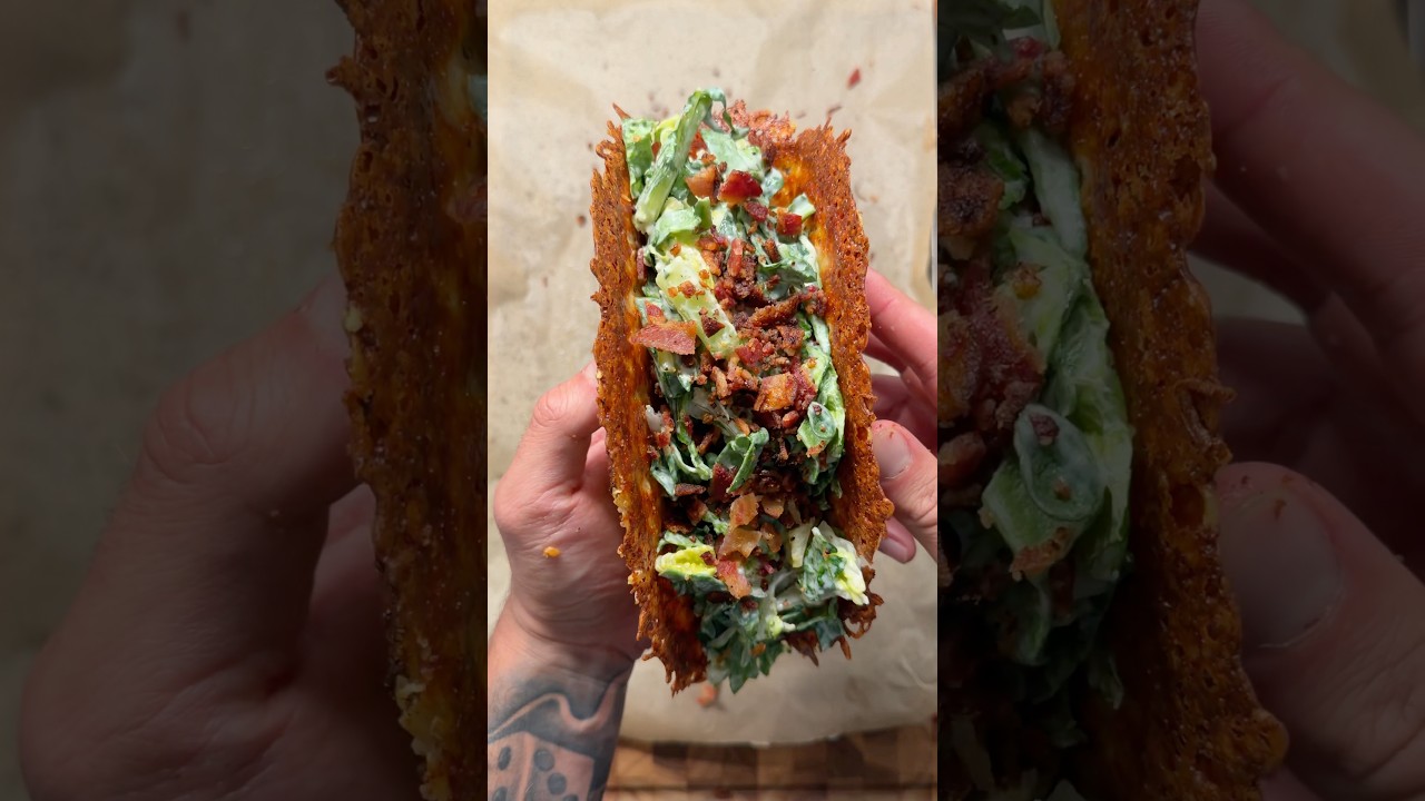 Crunchy Chicken Caesar Taco