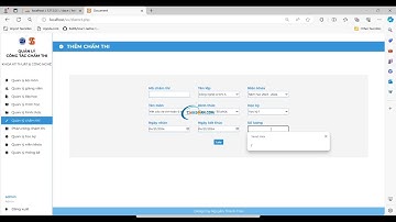 Chia sẻ đồ án chuyên ngành: Website phân công chấm thi cho giảng viên sử dụng ngôn ngữ PHP thuần