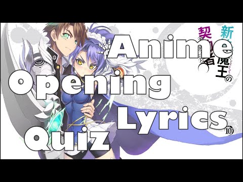 Anime-Opening-Lyrics-Quiz---30-Openings