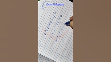 Print Handwriting improving || Lower Case Print Handwriting tutorial for beginners