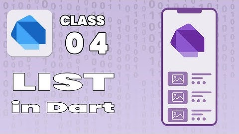 What is list in Dart Programming Urdu/Hindi | Explained | Class 4