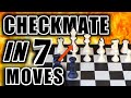 Win chess game in just 7 moves using this trick blackburne shilling gambit
