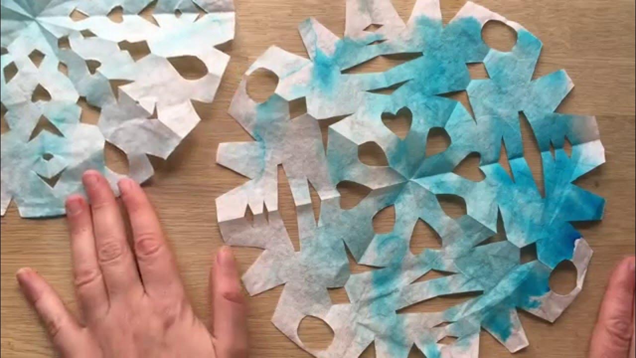 4 Easy Snowflake Crafts for Kids (Uses FREE Template) - Crafts on Sea