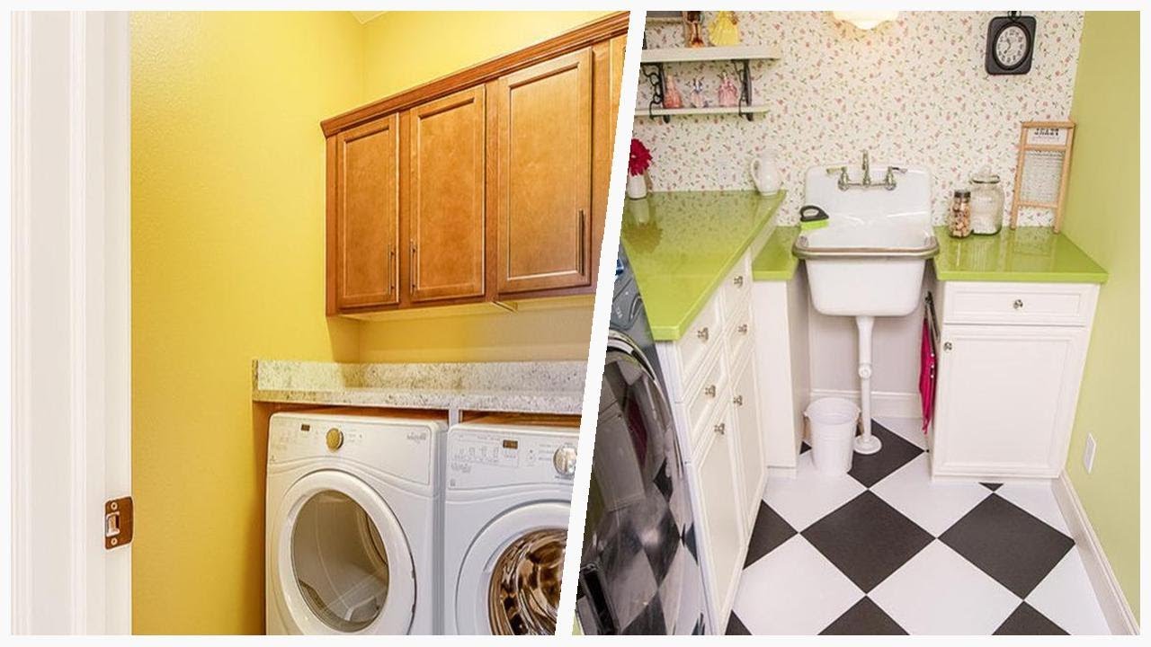 75 Craftsman Yellow Laundry Room Design Ideas You'll Love 🌈 - YouTube