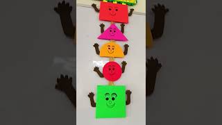 Shapes tlm #govt. schools# math tlm #pre primary classes tlm