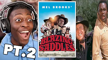 Blazing Saddles (1974) | *FIRST TIME WATCHING* | Movie Reaction (PART 2)