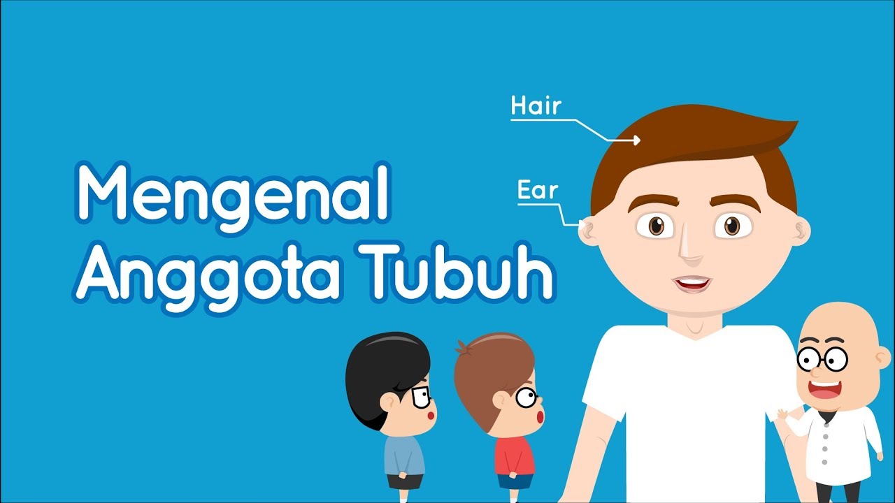 Mengenal Anggota Tubuh Bahasa Indonesia Dan Inggris Eza Dan Adi Youtube