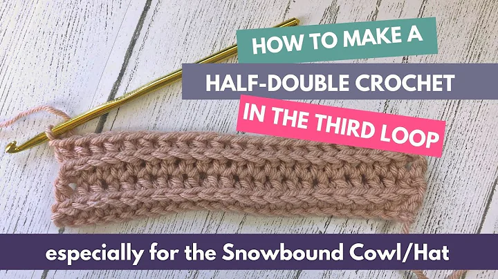 How to HDC in the Third Loop (Crochet Stitch Tutorial)