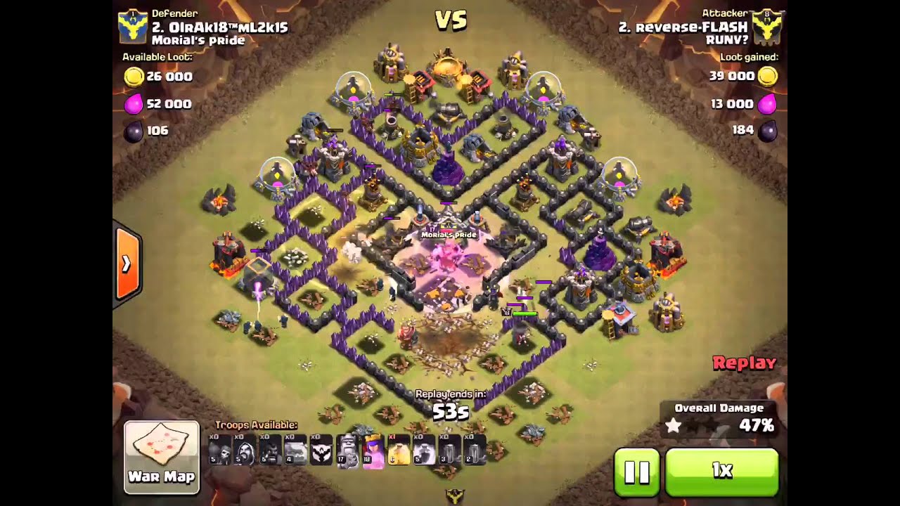TH9 - 3 STAR ATTACK - GOWIHO