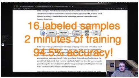 Efficient Few-Shot Learning on CPU with SetFit
