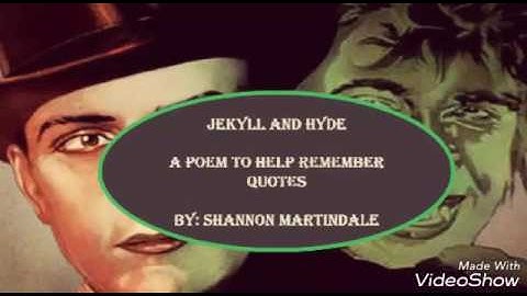 JEKYLL AND HYDE QUOTES POEM