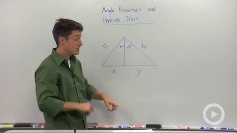 Angle Bisectors and Opposite Side Ratios