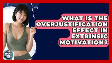 What Is The Overjustification Effect In Extrinsic Motivation? - Habit Hacks Hub