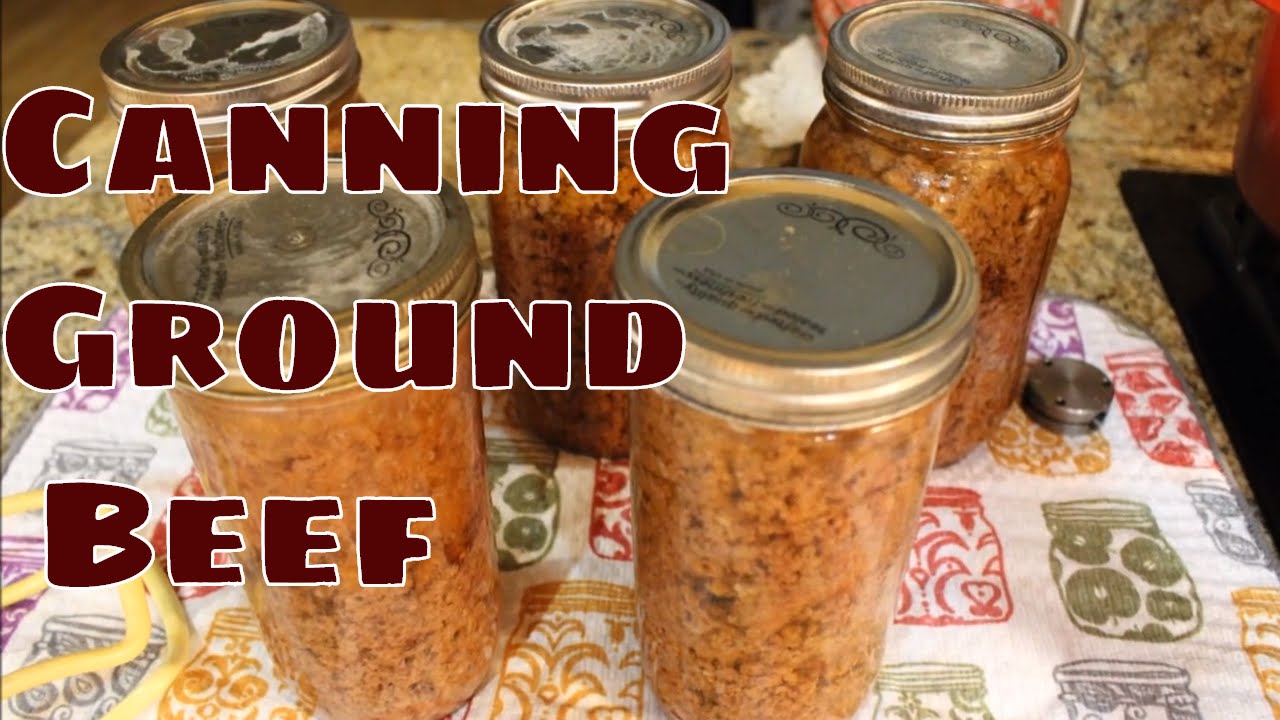 ~Home Canning Ground Beef With Linda's Pantry~ - YouTube