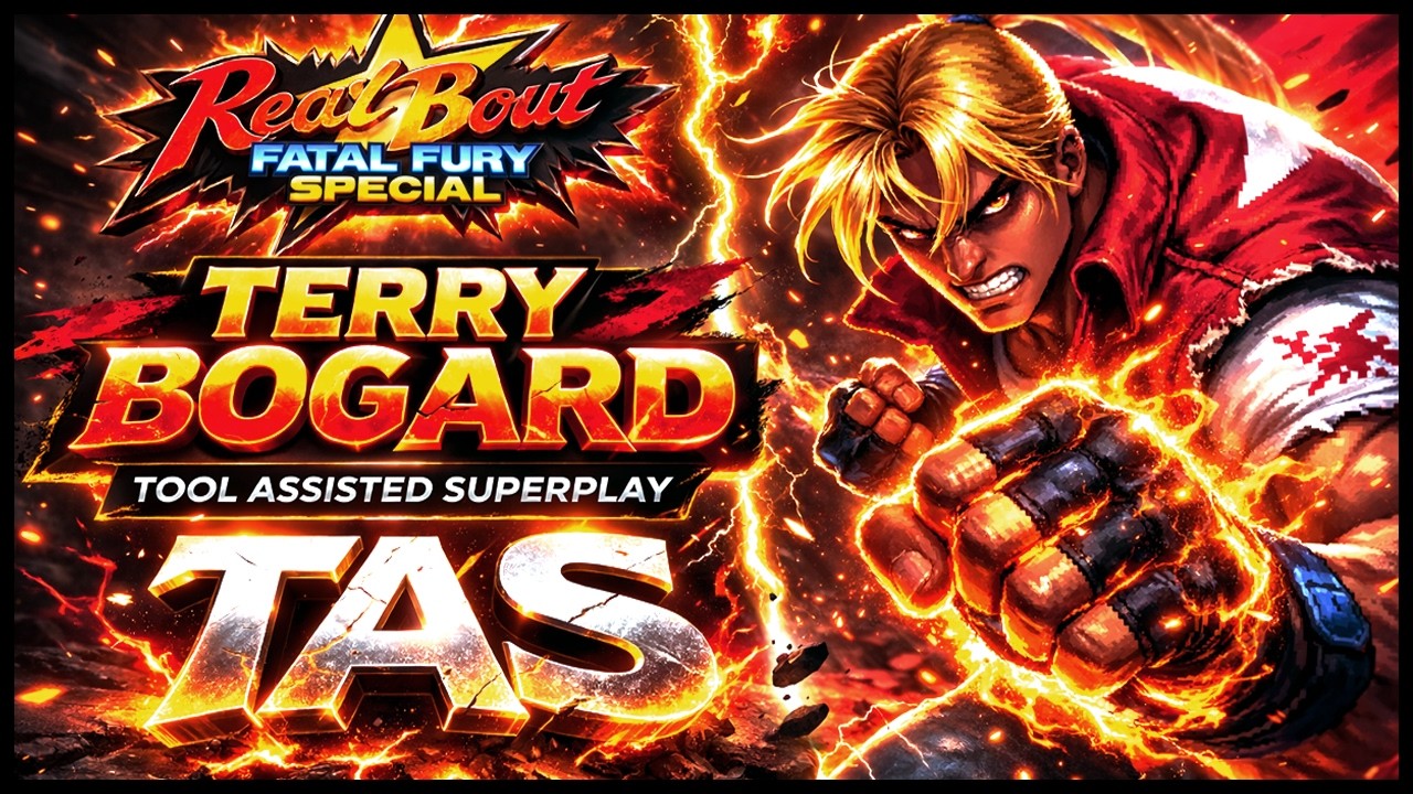 【TAS】REAL BOUT FATAL FURY SPECIAL - TERRY BOGARD RED LIFE (MAX DIFFICULTY) [REMASTERED]