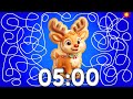 5 Minute Timer Bomb Christmas Countdown | Cute Reindeer Cookie