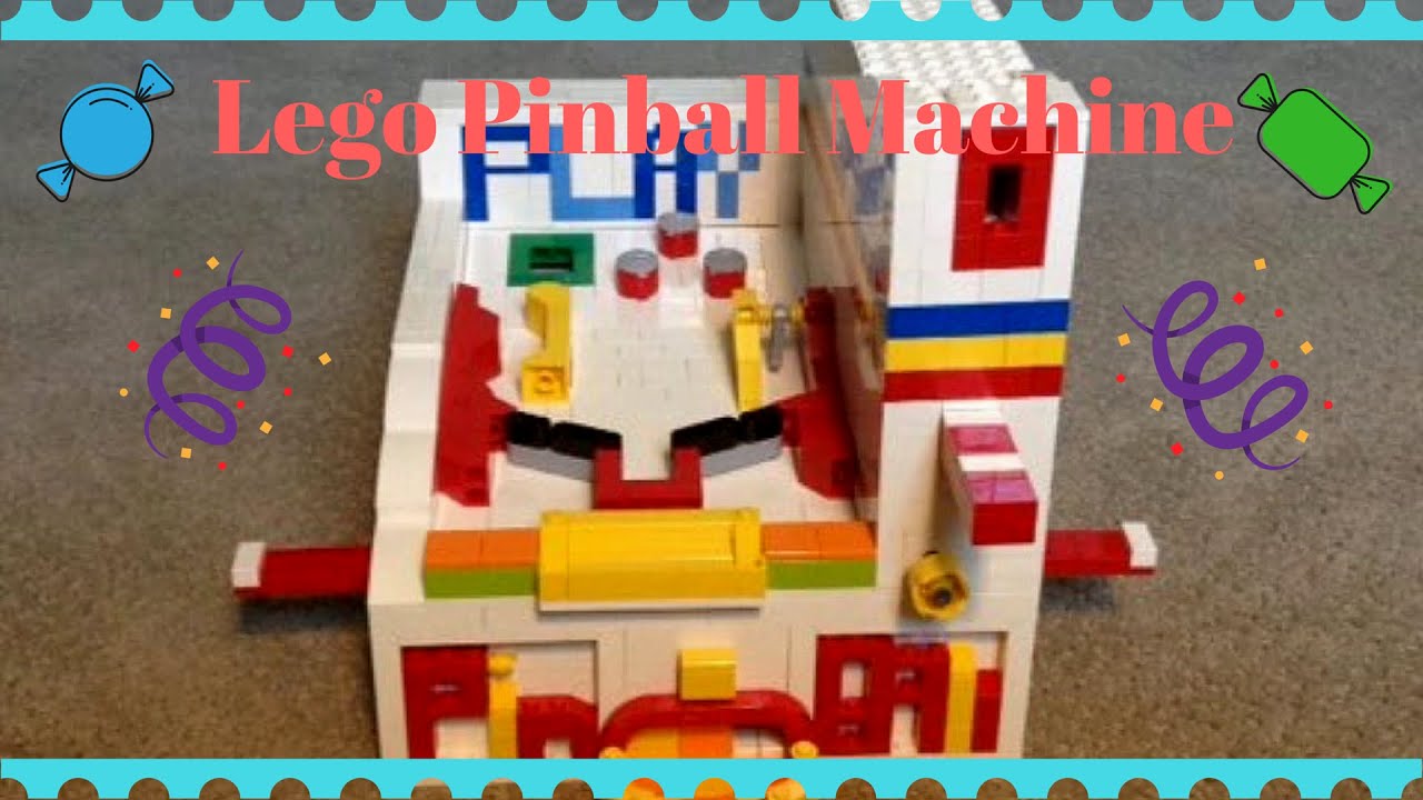 How To Make A Lego Pinball Machine Easy Lego Pinball Machine - YouTube