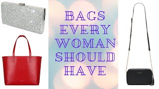 3 BAGS EVERY WOMAN SHOULD HAVE | ESSENTIAL HANDBAGS