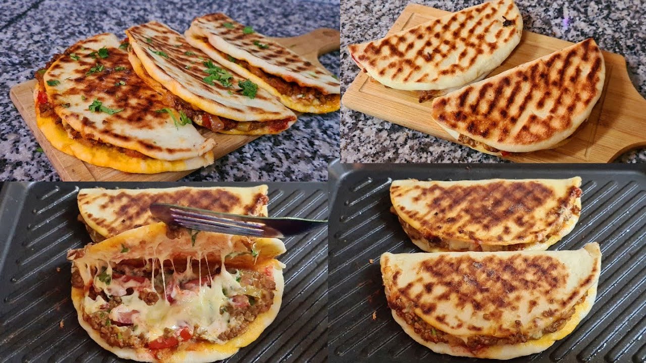 فرحي أولادك بأحلى ساندويش كاساديا المكسيكية بنة عاالمية بعجينة رائعة بدون تعب سريع التحضير للمبتدئات