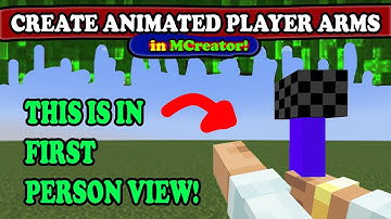 How To Make an Item With ANIMATED PLAYER ARMS | MCREATOR