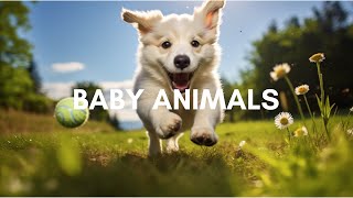 Baby Animals 4K - Amazing World Of Young Animals | Scenic Relaxation Film