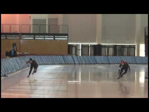 Speed Skating - Eva Rodansky and Kelly Gunther - 500 Meter Time Trial - November 7, 2009