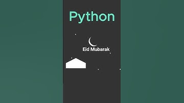 Eid Mubarak with Python.| Amin Coding.#python #eid #eidmubarak #eidspecial #eid2024