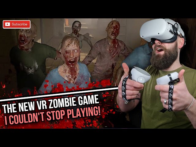 Huge new vr zombie game #vr #walkingdead #games #tiktokgaming #gamingo