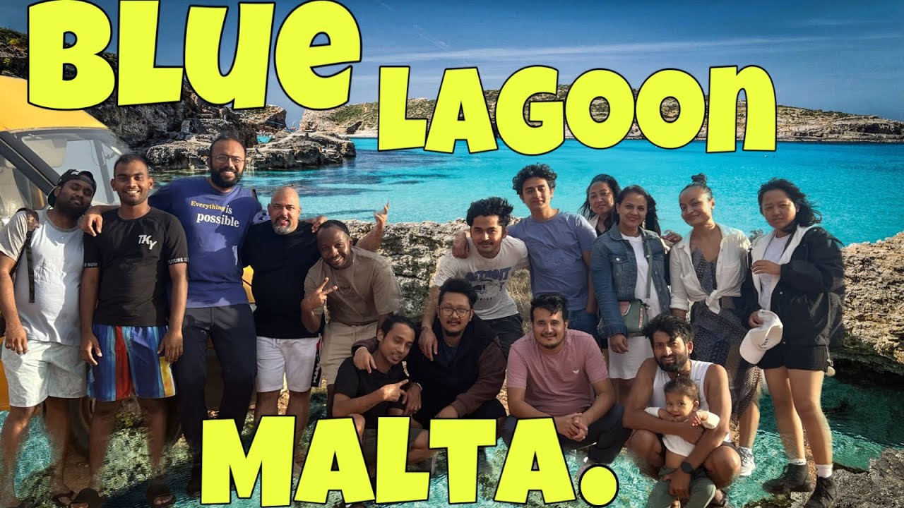 BLUE LAGOON MALTA BOAT TRIP .  GATHERING WITH FAMILY / TEAM BUILDING  😊