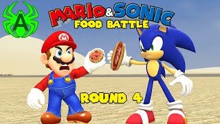 Mario VS Sonic: Food Battle  Round 4