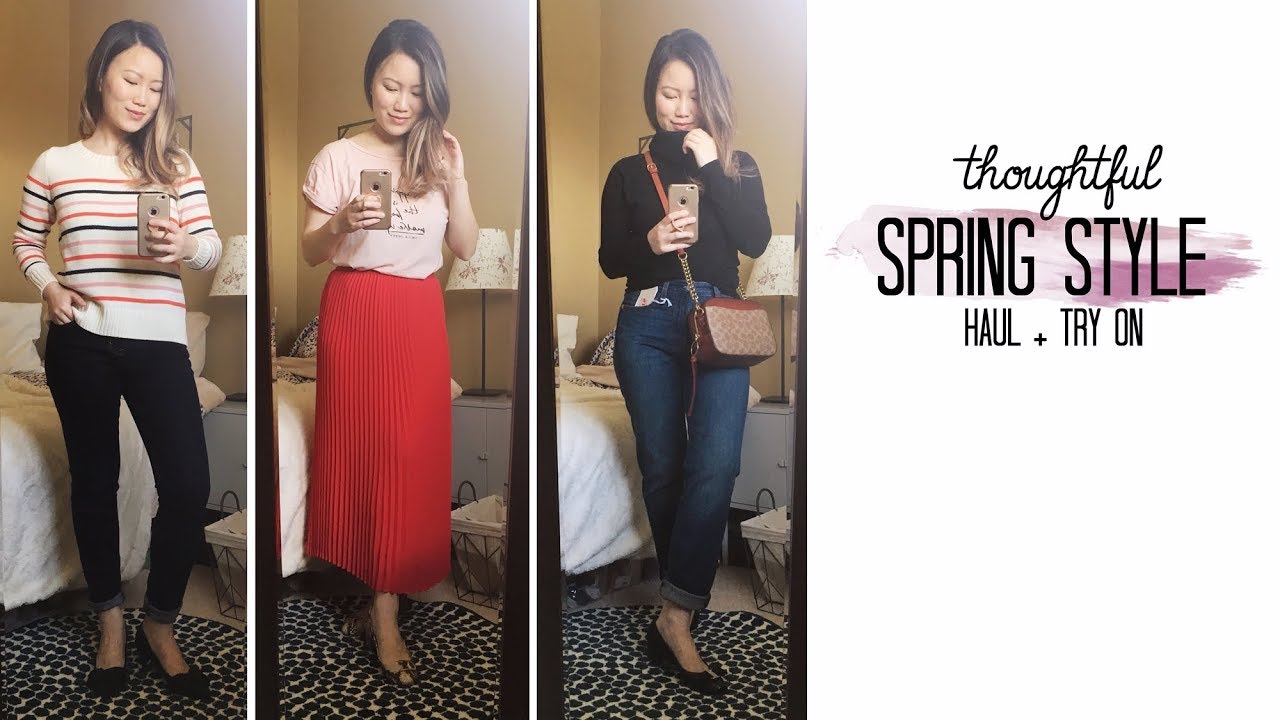 Petite Style | Spring Fashion Haul & Try On - YouTube