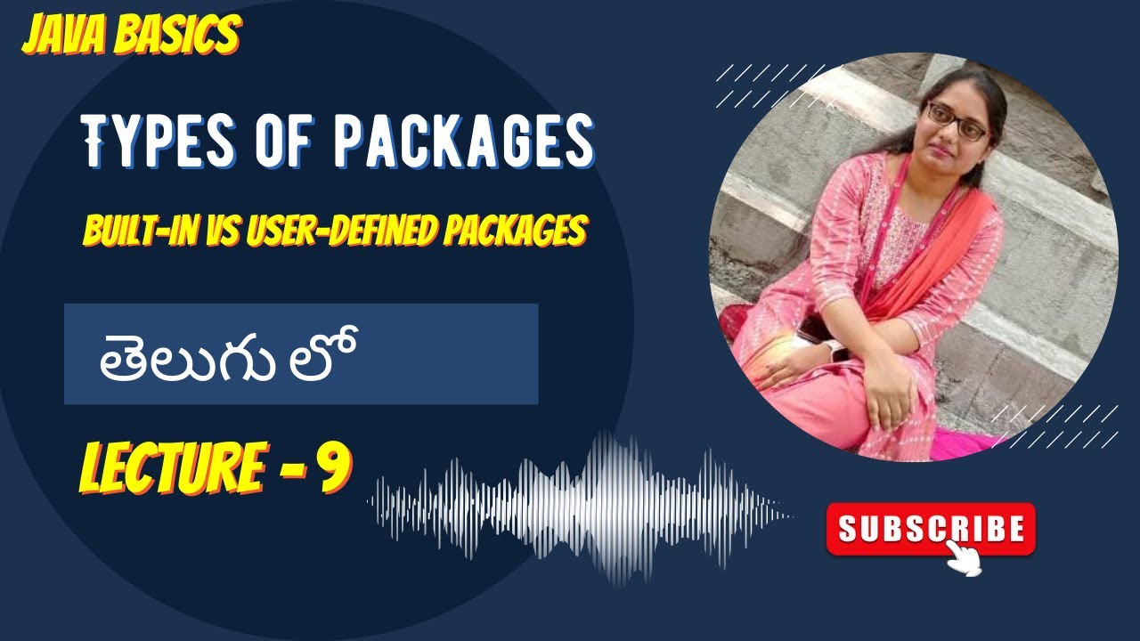 Types of Packages in Java | Built-in & User-Defined | Telugu Explanation