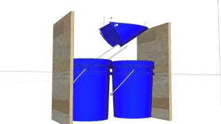 Cabin Project -- Composting Toilet A description of the home made composting toilet I use out at my off grid cabin. The basic concept is that it separates the liquids and