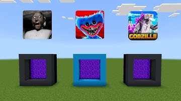 Minecraft granny & poppy playtime and godzilla dimensions #viral 