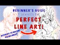 Secrets to perfect lineart  beginner line art tutorial procreate arttutorial