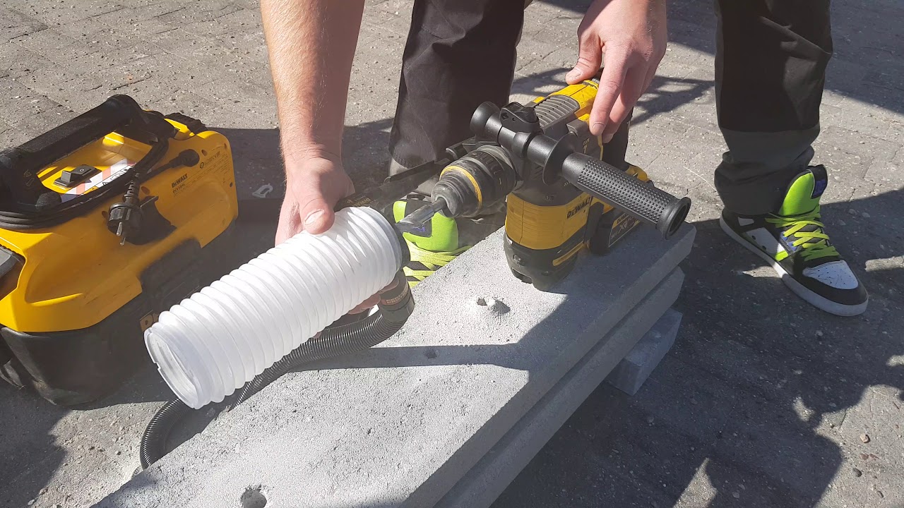 DWH201D DEWALT SDS PLUS DUST COLLECTOR SET